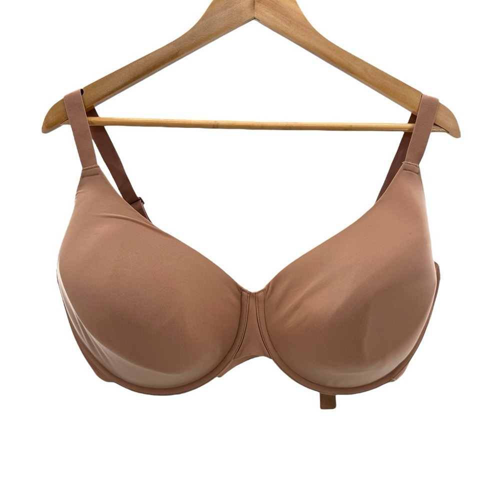 Skims Fits Everybody T Shirt Demi Bra 46DD NWT Ochre Nude Lined Push Up‎ Classic